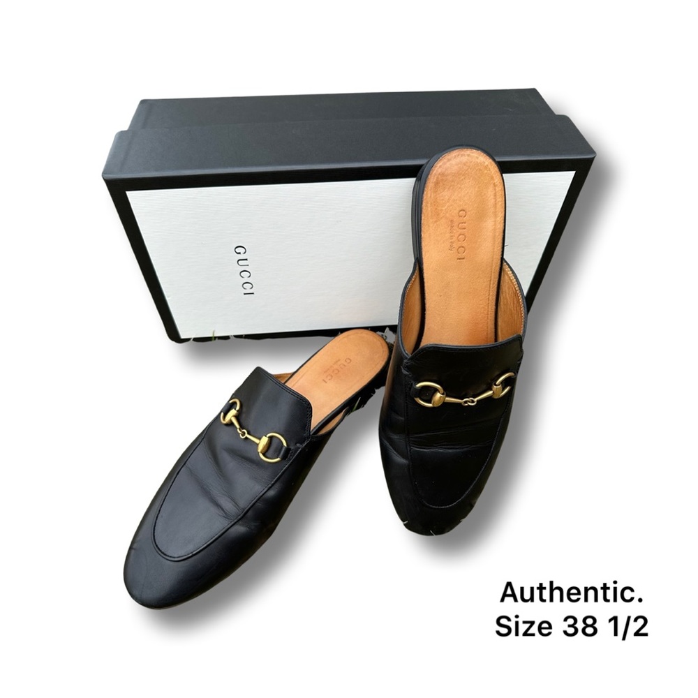 Gucci Princetown leather slipper
